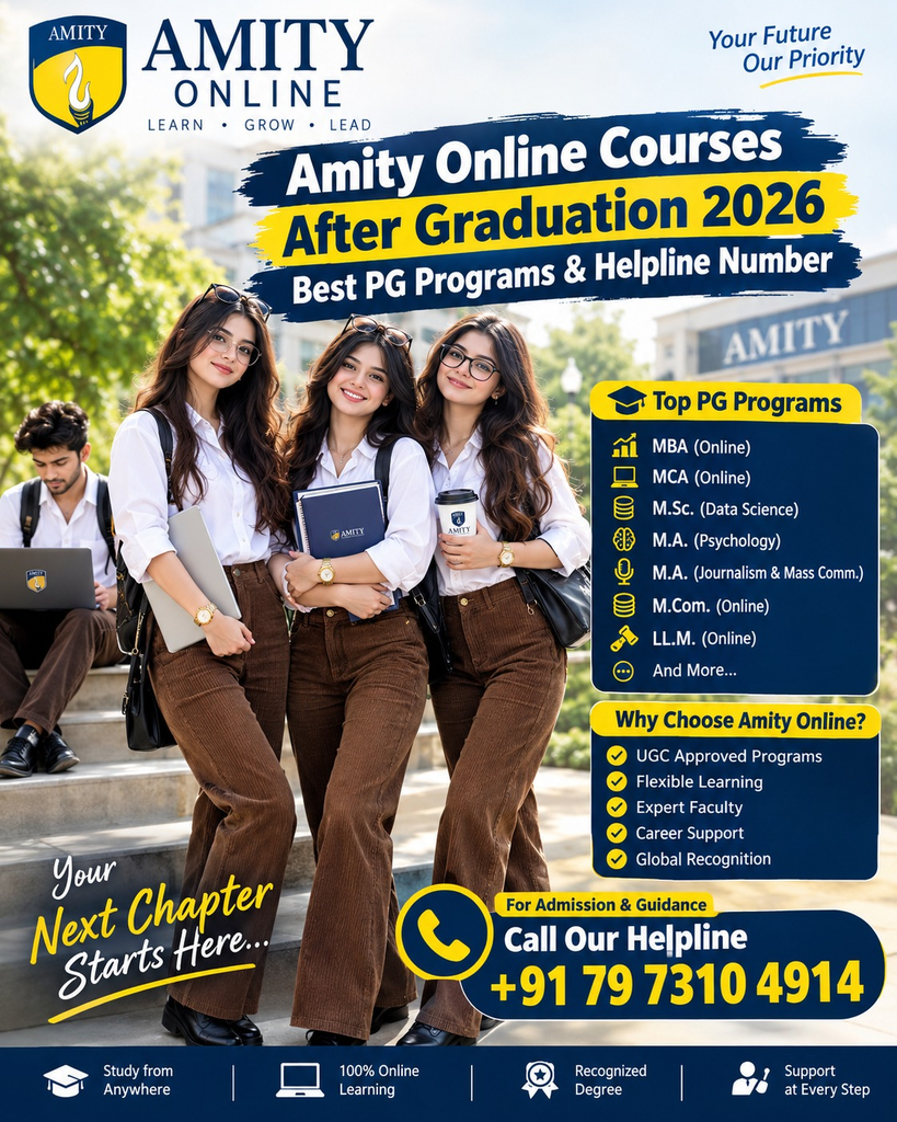 Amity Online Courses After Graduation 2026: Best PG Programs & Helpline Number 2 image 12