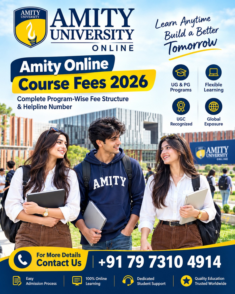 Amity Online Course Fees 2026: Complete Program-Wise Fee Structure & Helpline Number 2 image 15