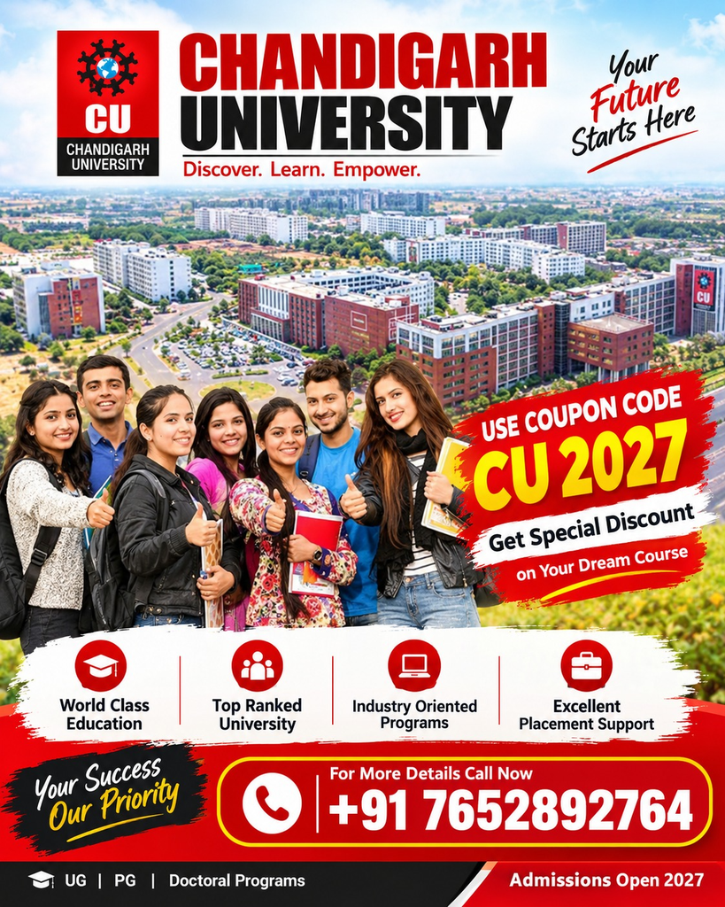 Coupon Code CU 2027: Chandigarh University CUCET, Registration, Benefits and Admission Guide 2 image 72