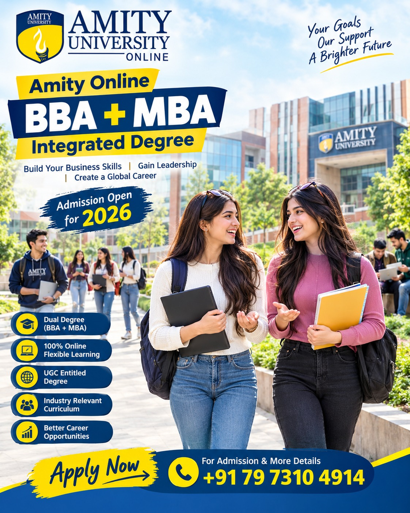 Amity Online BBA + MBA 2026: Integrated Degree, Fees & Helpline Number 2 image 9