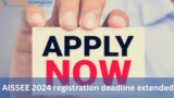 AISSEE 2024 registration deadline extended till December 20  revised schedule