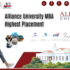 Alliance University MBA Average Package – Latest Placement Insights