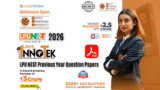 Download LPU NEST Previous Year Question Papers | Boost Your LPUNEST 2026 Preparation