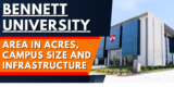 Bennett University Area in Acres