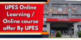 UPES Online Learning / Online course offer By UPES