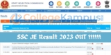 SSC JE final merit list 2023 out at ssc.nic.in; cut-off, result statistics