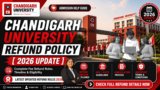 🎓 Chandigarh University Refund Policy 2026 [Complete Guide]
