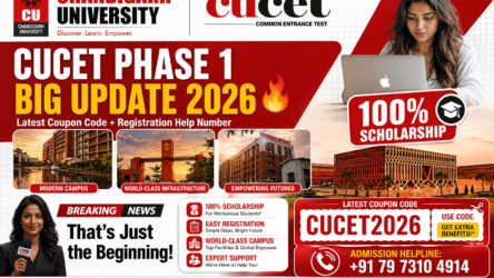 CUCET Phase 1 2026  Big News 💥 Get Latest Coupon Code + Direct Registration Help Number