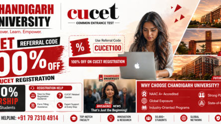 CUCET Referral Code 2026 – Get 100% OFF on Registration + Scholarship & Helpline