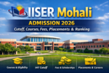 IISER Mohali : Admission 2026, Cutoff, Courses, Fees, Placements, Ranking