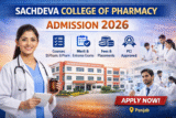 Sachdeva College of Pharmacy Admission 2026, Cutoff, Courses, Fees, Placements & Ranking