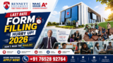 Bennett University Last Date Form Filling 2026: Hurry Up! Apply Before the Deadline for Admission 2026