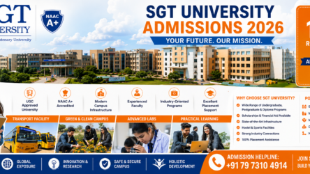 SGT University Coupon Code Upto 100% Off on Registration Fees 2026 – Apply Now & Save Big