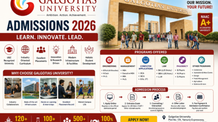 Galgotias University Admission 2026