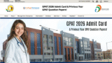 GPAT 2026 Admit Card & Previous Year GPAT Question Papers: Download, Exam Pattern, Preparation Tips, and More!