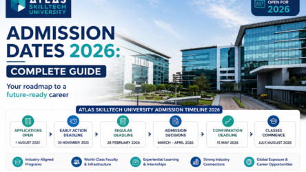 ATLAS SkillTech University Admission Dates 2026: Complete Guide