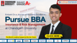 BBA- Insurance & Risk Management at Chandigarh University (CU) – Placement, Fees, Scholarship, Admission Process 2026