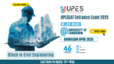 BTech in Civil Engineering at UPES Dehradun 2025 : Eligibility, Scholarships, Registration, Admission, Fees, Syllabus, Placement & More!