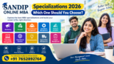 Sandip Online MBA Specializations 2026: Which Specialization Should You Choose?