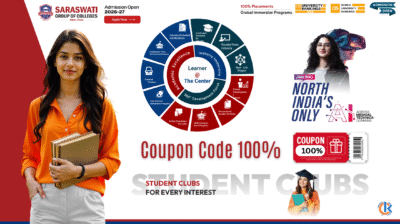 Saraswati Group of Colleges Coupon Code 2026 – Get Up to 100% Fee Waiver on Admission