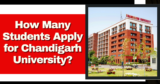 How Many Students Apply for Chandigarh University?