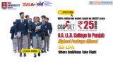 BA LLB at Chandigarh Group of Colleges(CGC) Jhanjeri 2025 Mohali : CGCUET Scholarship Registration End Date, Admission, Fees, Syllabus, Placement, Highest Package.