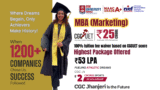 MBA (Marketing) at CGC Mohali Jhanjeri 2025: CGCUET Entrance Exam, Scholarship, Registration Last Date, Admission, Fees, Syllabus, Placement, Highest Package & Related Courses