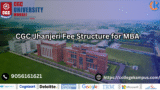 CGC Jhanjeri Fee Structure for MBA – A Complete Guide, CGC University, Mohali