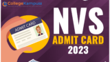 NVS phase 2 admit card 2023 out at navodaya.gov.in; exam on January 20