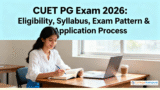 CUET PG Exam 2026: Eligibility, Syllabus, Exam Pattern & Application Process