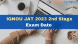 IGNOU JAT 2023 2nd stage written exam on January 31