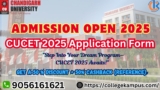 CUCET 2025 Application Form: A Complete Guide