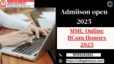 MMU Online BCom Honors 2025: A Complete Guide