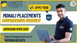 Amity University Mohali Placements : A Comprehensive Overview