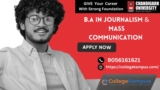 Chandigarh University (B.A in Journalism & Mass Communication )