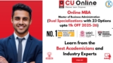 Online MBA at CU with 23 Specializations: 11k OFF in 2025 | Admission Process, Placement, Scholarship & Syllabus