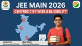 JEE Main Exam Center 2026: State-Wise & Eligibility Cut Off