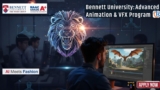 B.Des Animation & VFX Program in Bennett University 2026 : Scholarship,Eligiblity,Discount
