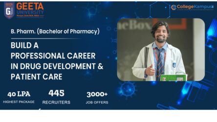 Geeta University B Pharma 2026 – Course Details, Fees, Admission & Career Scope