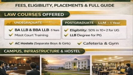 SRM Haryana Law Admission 2026: Fees, Eligibility, Placements & Full Guide