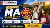 Unlock Your Future with CU Online MA: A Complete Guide to Online MA Admission 2026