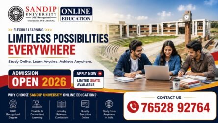Sandip University Online 2026: Admission, Courses, Fees, Eligibility, Benefits and Career Scope