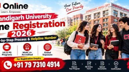 Chandigarh University Online Registration 2026: Step-by-Step Process, Eligibility, Courses & Helpline Number