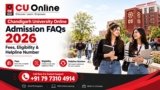Chandigarh University Online Admission FAQs 2026: Fees, Eligibility & Helpline Number