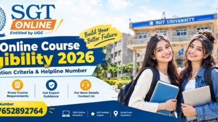 SGT Online Course Eligibility 2026: Qualification Criteria & Helpline Number