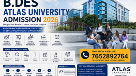 B.Des Atlas University Admission Help 2026: Complete Step-by-Step Guide