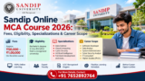 Sandip Online MCA Course 2026: Fees, Eligibility, Specializations & Career Scope